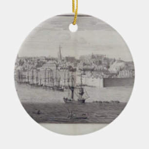 Adorno De Cerámica La vista del sur de Berwick sobre tweed, c.1743-45