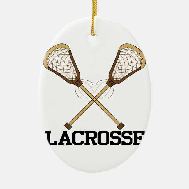 Adorno De Cerámica LaCrosse (Frente)