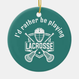 Adorno De Cerámica Lacrosse Design 