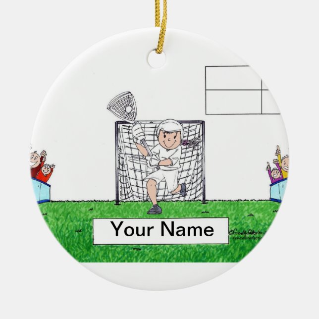 Adorno De Cerámica LaCrosse - Mujer (Frente)