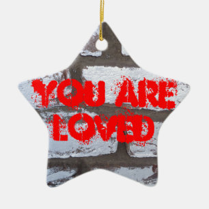 Adorno De Cerámica Ladrillos de graffiti