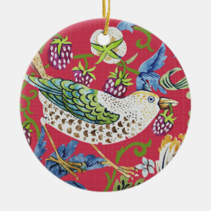 Adorno De Cerámica Ladrón de Fresas William Morris