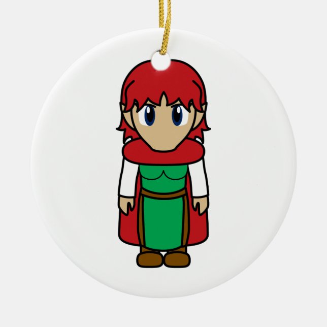 Adorno De Cerámica Laekinn e Iorekua (Frente)