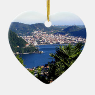 Adorno De Cerámica Lago 2 Como