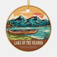 Lago de los Ozarks Emblema de Pesca en Bote de Mis