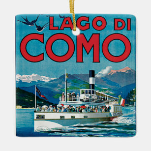 Adorno De Cerámica Lago di Como