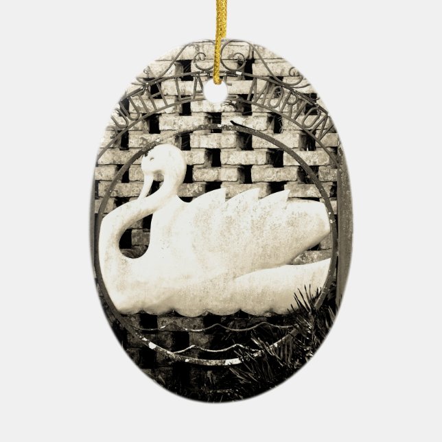 Adorno De Cerámica Lago histórico Morton (Frente)