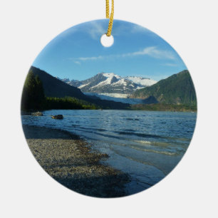 Adorno De Cerámica Lago Mendenhall en Juneau Alaska
