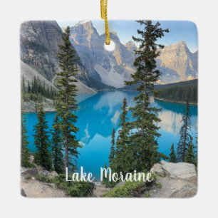 Adorno De Cerámica Lago Moraine en Banff Canadá
