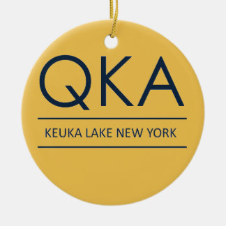 Adorno De Cerámica Lago Nueva York de QKA Keuka
