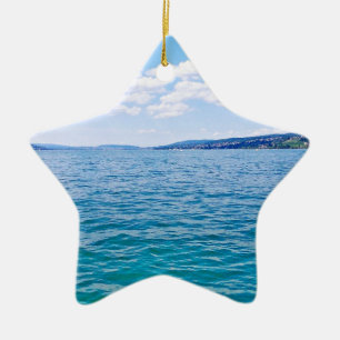 Adorno De Cerámica Lago Zurich