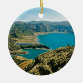 Adorno De Cerámica Lagoa hace Fogo, Azores