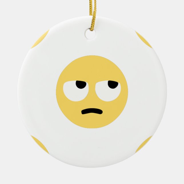 Adorno De Cerámica laminación de ojos de emoji (Frente)