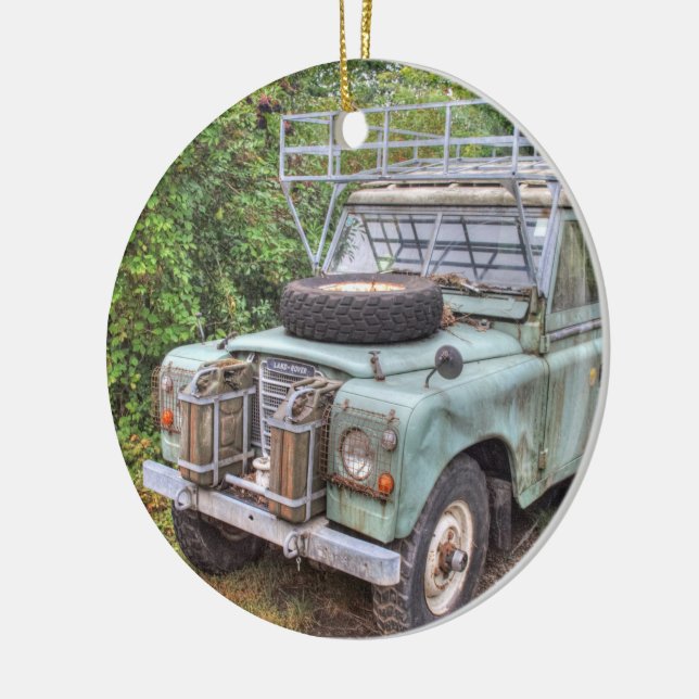 Adorno De Cerámica Land Rover Serie III 109 (Izquierda)