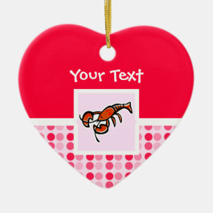 Adorno De Cerámica Langosta linda