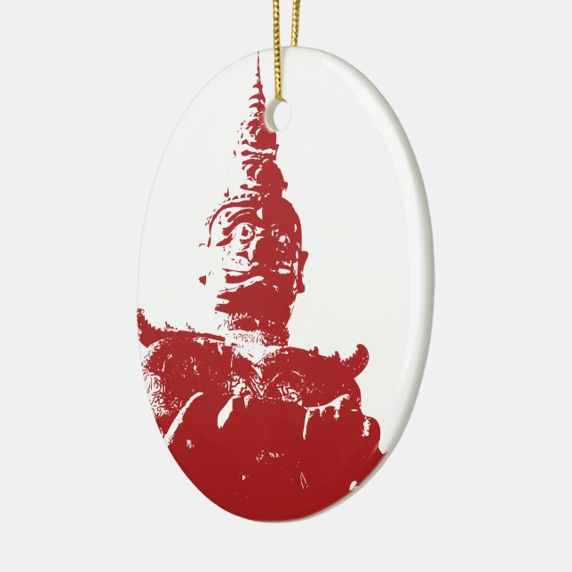 Adorno De Cerámica Lao Giant Guardian .. Buddha Park, Vientiane, Laos (Izquierda)