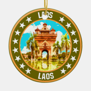 Adorno De Cerámica Laos