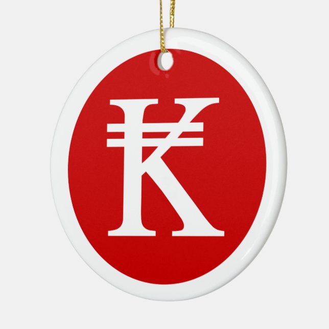 Adorno De Cerámica Laos Kip Lao/Rótulo de Dinero Laotiano (Izquierda)