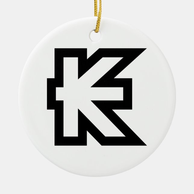 Adorno De Cerámica Laos Kip Lao/Rótulo de Dinero Laotiano (Frente)