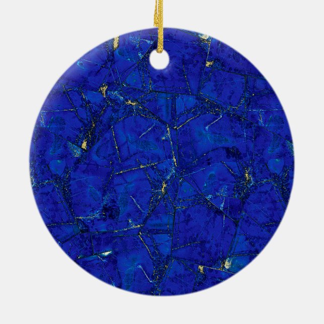 Adorno De Cerámica Lapis Lazuli (Atrás)