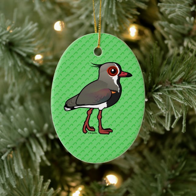 Adorno De Cerámica Lapwing Birdorable Southern (Árbol)