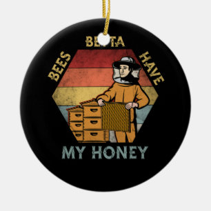 Adorno De Cerámica Las Abejas Betta Tienen Mi Miel Para Los Adultos Y