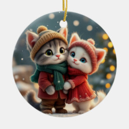 Adorno De Cerámica 🎄Las aventuras de Tom y Luna – Edición de Navidad