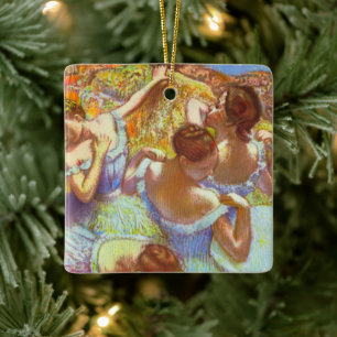 Adorno De Cerámica Las bailarinas azules de Edgar Degas