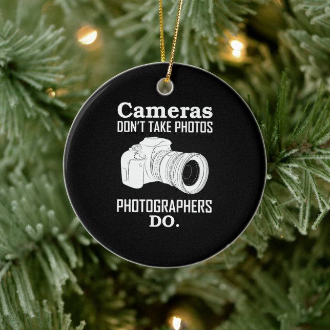 Adorno De Cerámica Las Cámaras No Toman Fotos Fotográficas (Árbol)