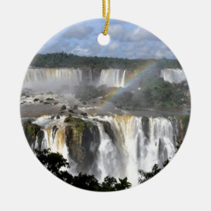 Adorno De Cerámica Las cataratas del Iguazú 7