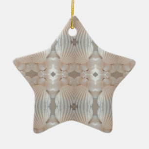 Adorno De Cerámica Las conchas del mar Amor, Romántica novia tropical