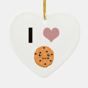 Adorno De Cerámica Las cookies de Oatharina del corazón