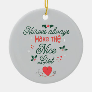 Adorno De Cerámica Las enfermeras de regalo personalizadas siempre ha