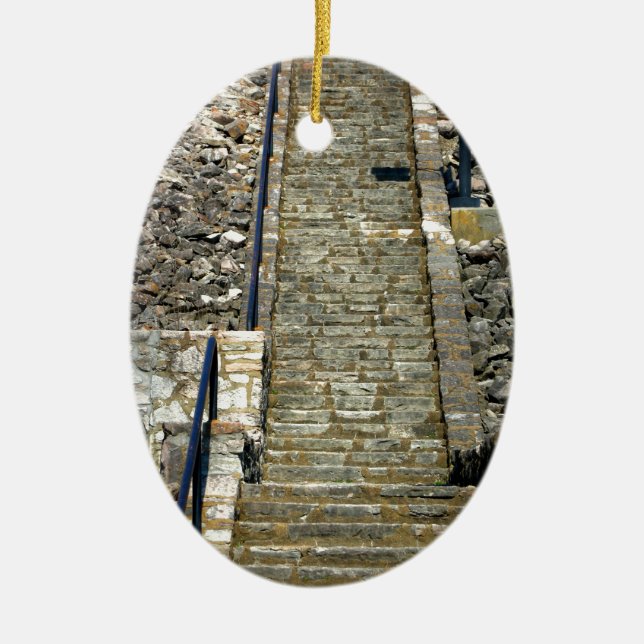 Adorno De Cerámica Las escaleras (Frente)