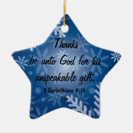 Adorno De Cerámica Las gracias estén a dios