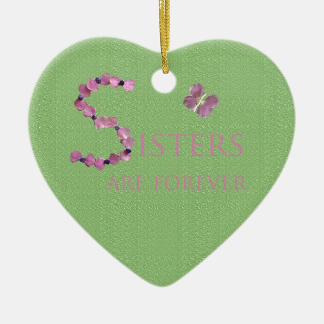 Adorno De Cerámica Las hermanas de vacaciones están para siempre (Frente)