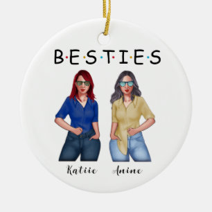 Adorno De Cerámica Las hermanas son mejores amigas para la vida - Per