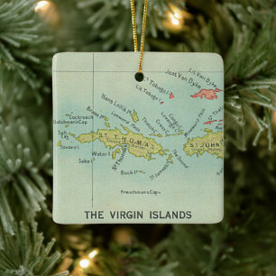Adorno De Cerámica Las Islas Vírgenes