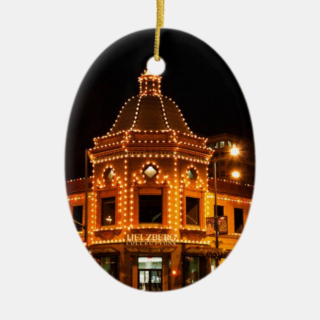 Adorno De Cerámica Las luces de la plaza de Kansas City (Frente)