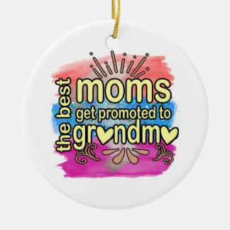 Adorno De Cerámica Las Mejores Mamás Se Promocionan A La Abuela