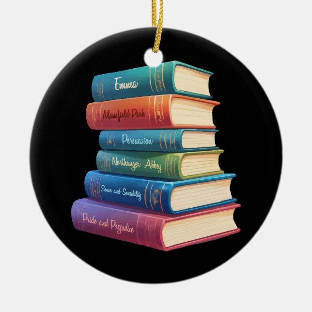 Adorno De Cerámica Las novelas VIII de Jane Austen (Frente)