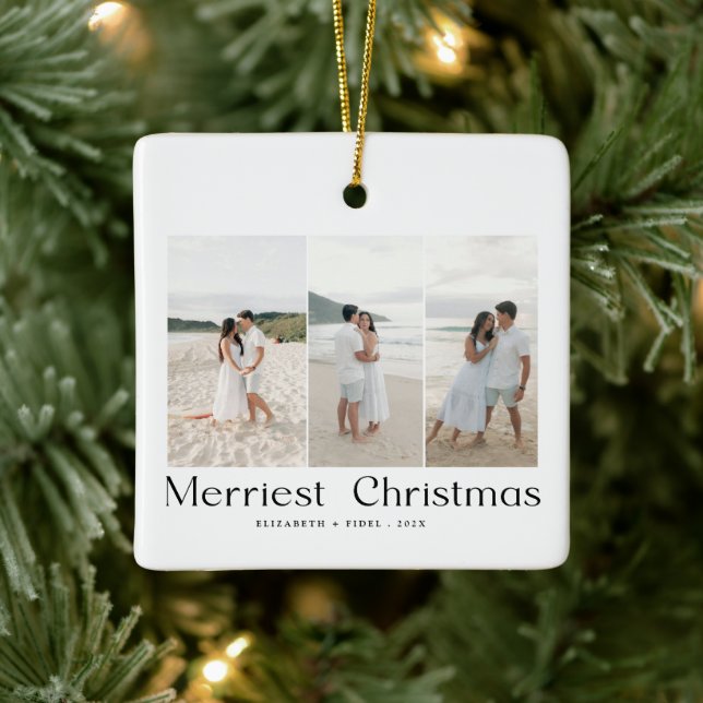 Adorno De Cerámica Las parejas de Navidades más modernos foto (Árbol)