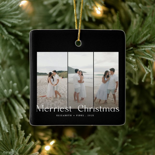 Adorno De Cerámica Las parejas de Navidades más modernos foto (Árbol)