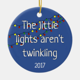 Adorno De Cerámica Las pequeñas luces no parpadean