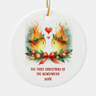 ADORNO DE CERÁMICA LAS PRIMERAS NAVIDADES DE LOS RECIÉN LIBRES