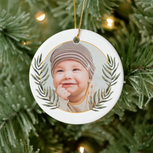 Adorno De Cerámica Las primeras navidades del bebé (Árbol)