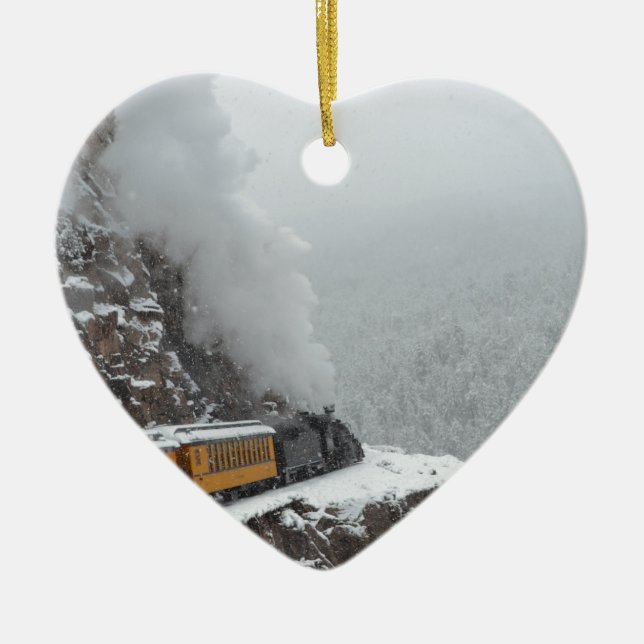 Adorno De Cerámica Las rondas expresas polares la curva (Frente)