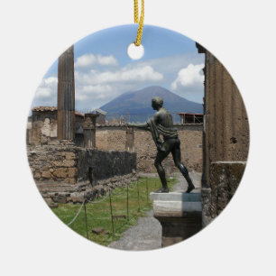 Adorno De Cerámica Las ruinas de Pompeya