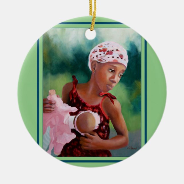 ADORNO DE CERÁMICA LAS SEMILLAS DE MOSTAZA CRECEN - DISEÑO DEL (Frente)