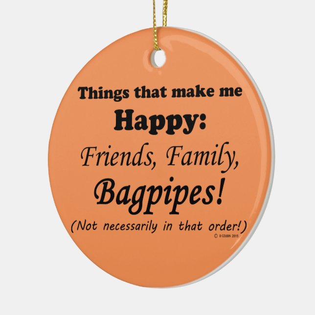 Adorno De Cerámica Las tonterías me hacen feliz (Izquierda)